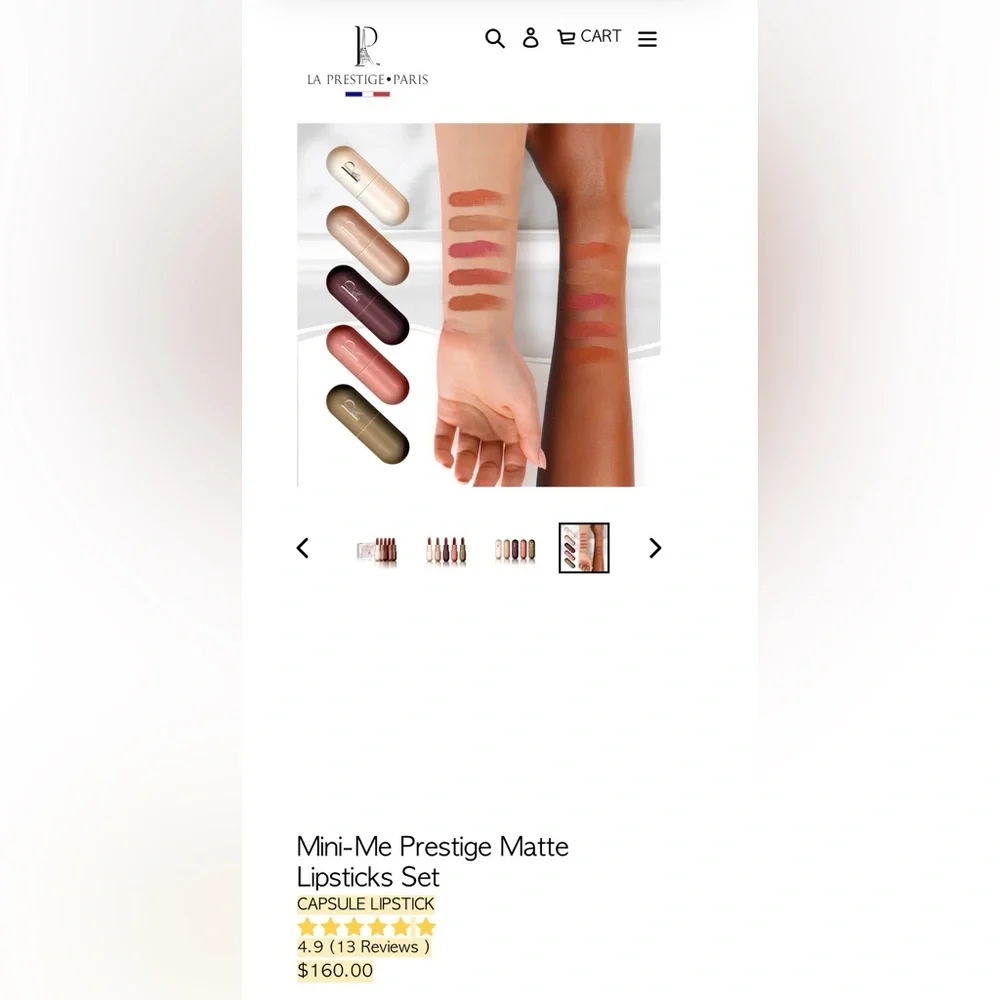 SEALED/NEW Mini-me Prestige Matte Lipstick Set $160 MSRP